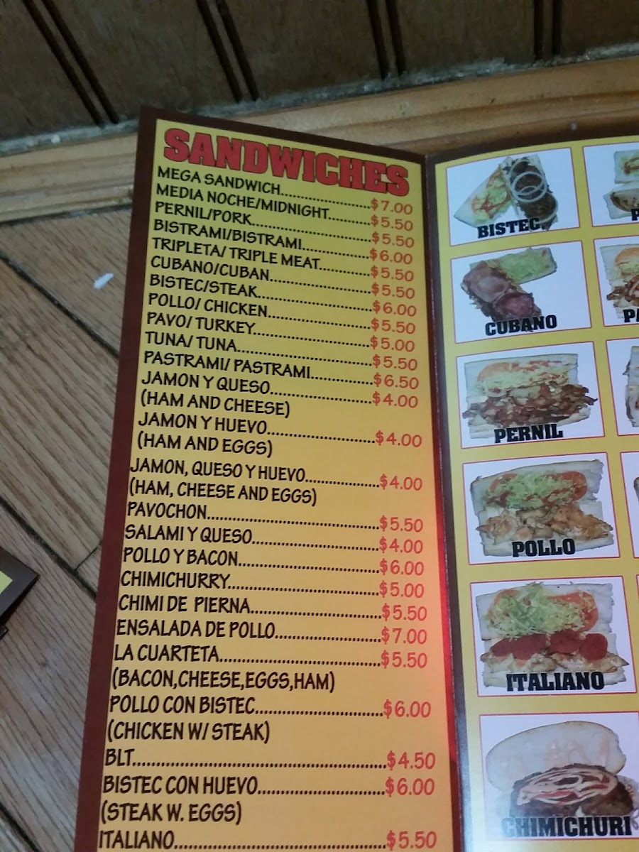 La Casa del Sandwich Menu - Image 4